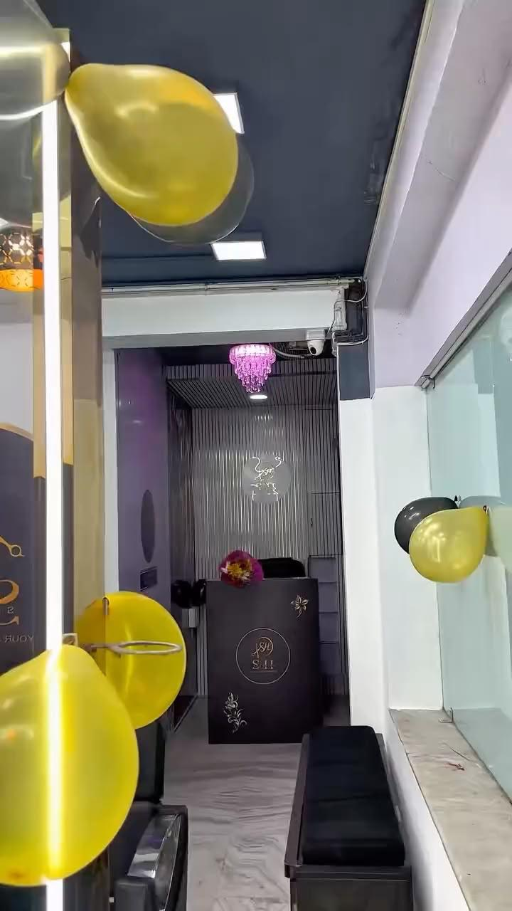 Hair wash stations at the SHA SHEEN salon